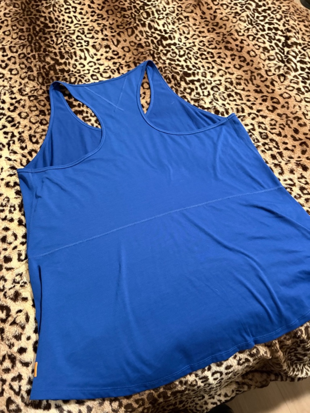 Royal Blue Racerback Women's Athletic Tank Top
